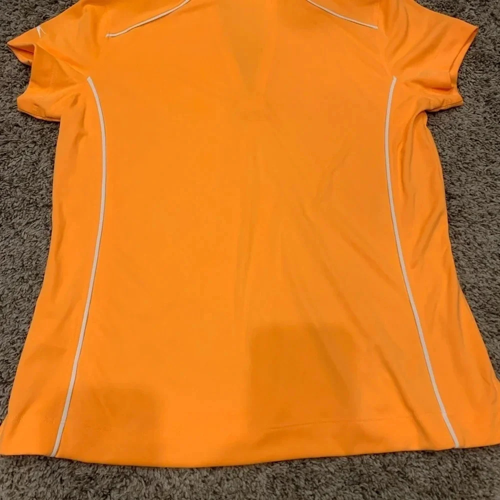 Women’s Slazenger medium, orange, short sleeve golf shirt - Picture 3 of 5